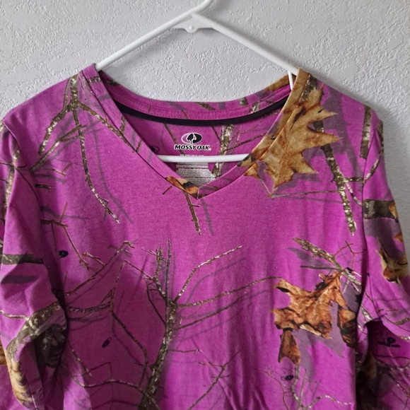 Mossy Oak Purple Camo long sleeve top - Picture 2 of 5
